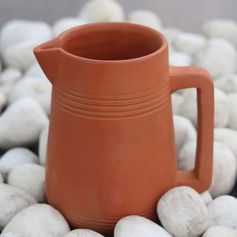 Rivaayat Collection - Water Jug Plain Terracotta